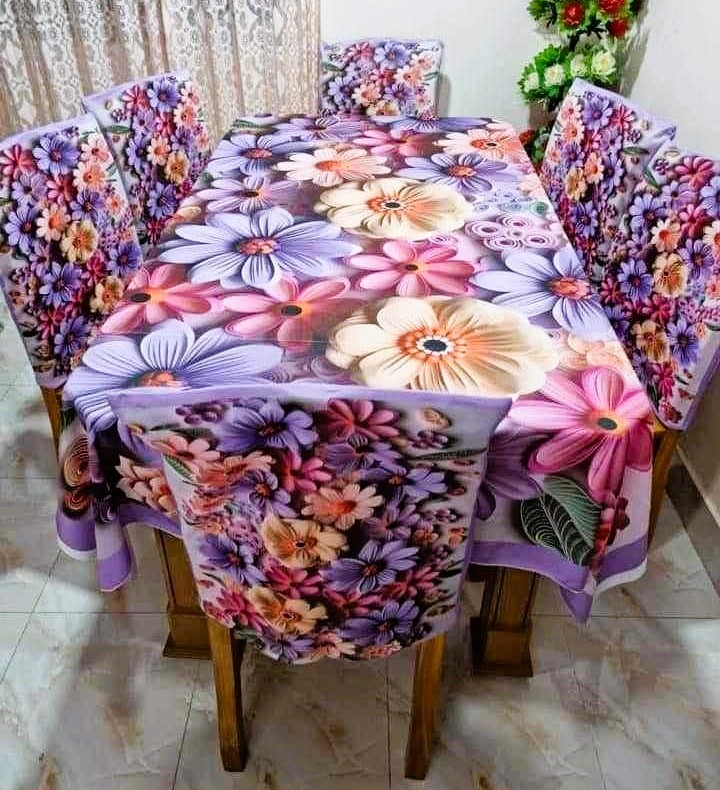 China Premium 3D Print Table cloth 5062