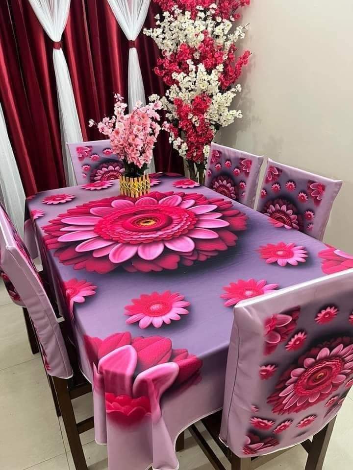 China Premium 3D Print Table cloth 4664