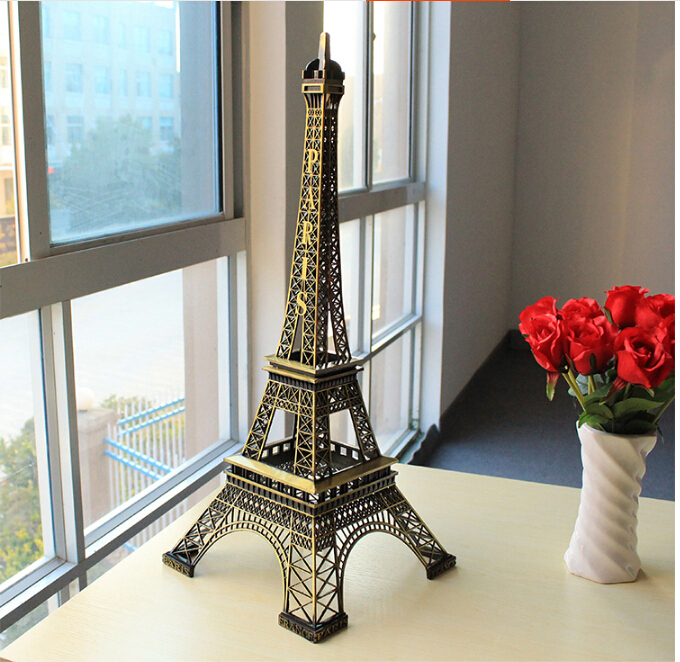 Eiffel Tower Metal Showpiece Decora 4112