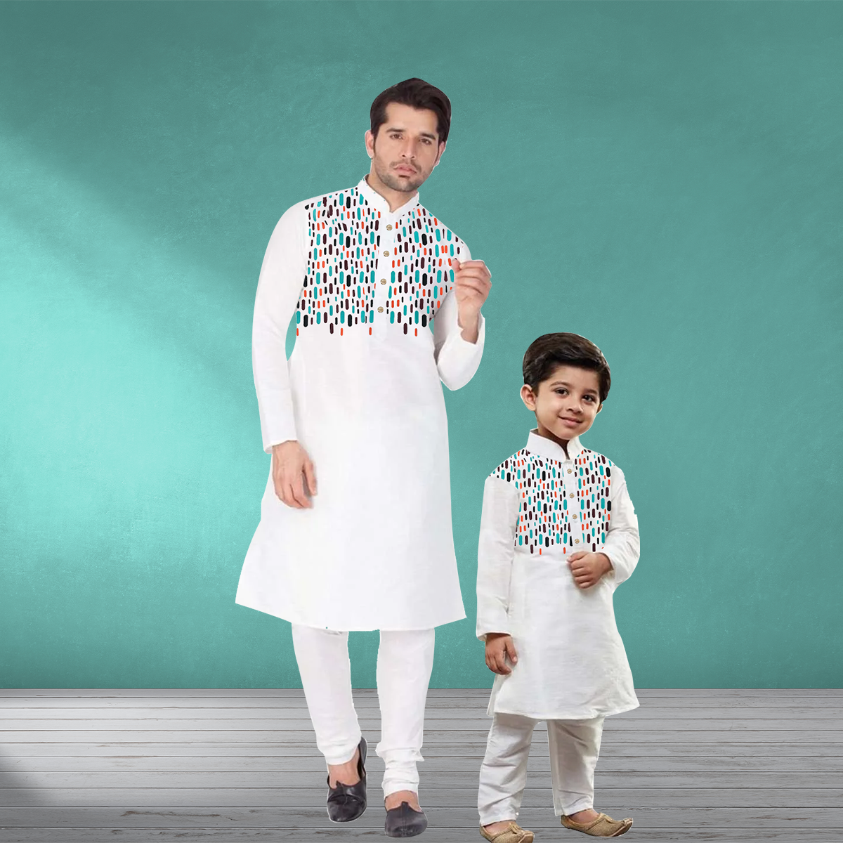 Father & Son Matching Panjabi Set  4553